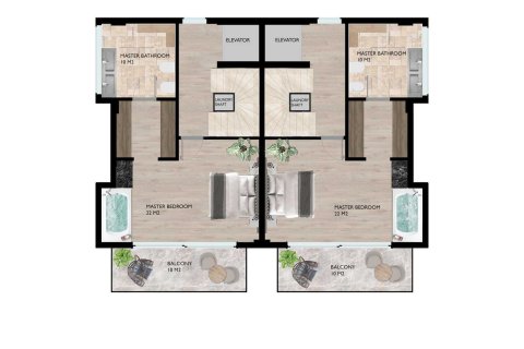3+1 Villa in Alanya, Antalya, Türkei Nr. 54918 - 20