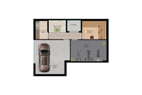 3+1 Villa in Alanya, Antalya, Türkei Nr. 54918 - 13