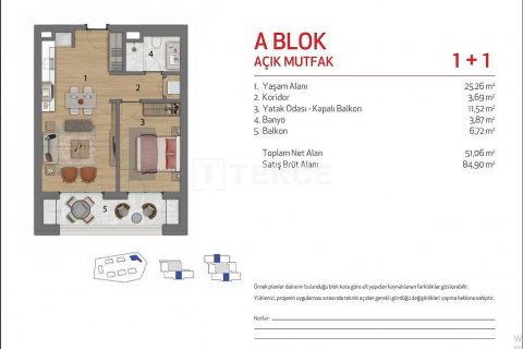 2+1 Wohnung in Istanbul, Türkei Nr. 55193 - 17