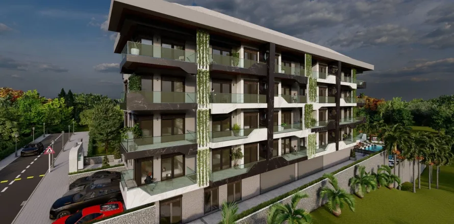 1+1 Lägenhet  i Alanya, Antalya, Turkiet Nr. 223939