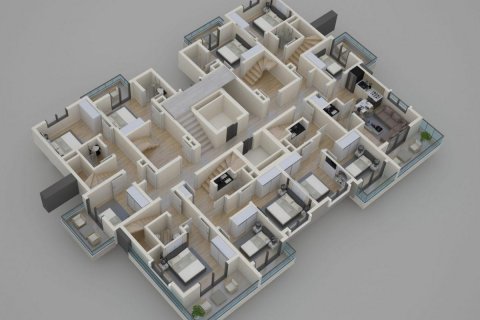 آپارتمان در Alanya ، ترکیه 48 متر مربع. شماره 95068 - 13