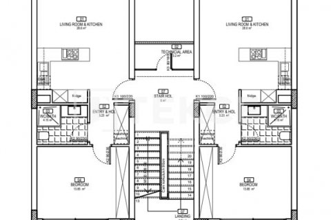 Dubleks daire  2+1  Girne,  №102407 - 14