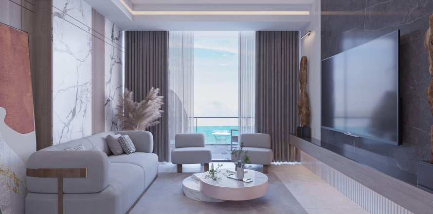 Daire Grand Sapphire Blu 1+1, Long Beach, Iskele, №213650