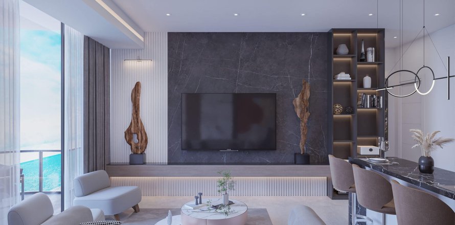 Daire Grand Sapphire Blu 1+1, Long Beach, Iskele,  №213652