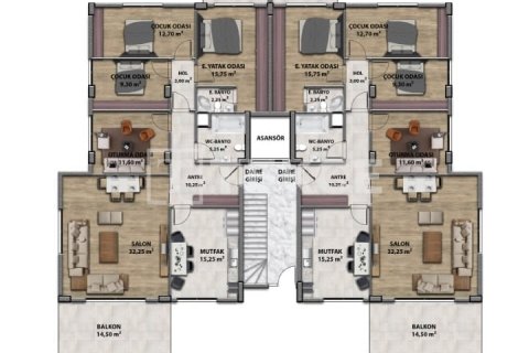 Apartment for sale in Dosemealti, Antalya, Turkey, 4 bedrooms, 170m2, No. 85026 – photo 22