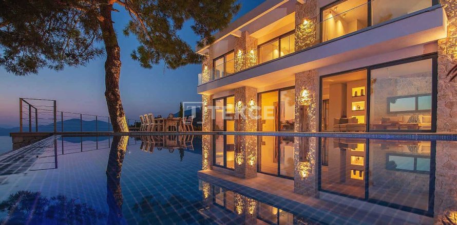 3+1 Villa  i Fethiye, Mugla, Tyrkiet Nr. 226540