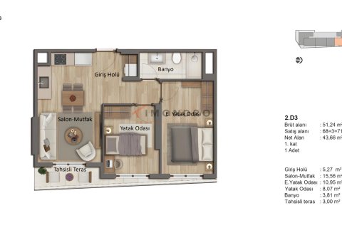 Apartment for sale  in Zeytinburnu, Istanbul, Turkey, 2 bedrooms, 72m2, No. 215562 – photo 10