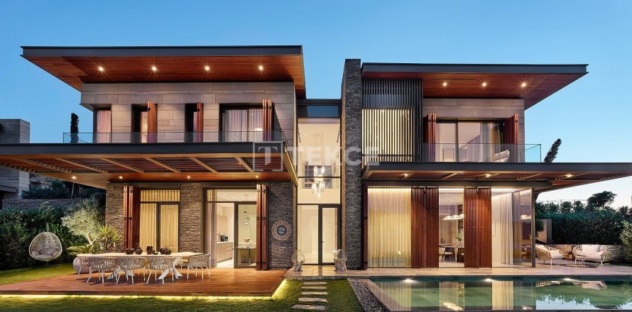 6+1 Villa i Bodrum, Mugla, Tyrkia Nr. 226200
