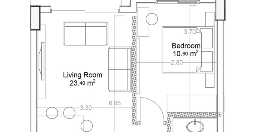 Квартира в Yekta Green Life Gazipasa Residence 1+1, Газипаша, Анталья, Турция №226393