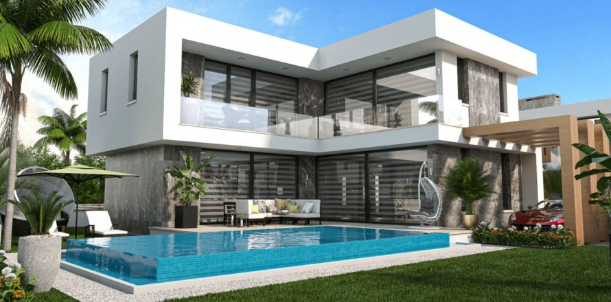 3+1 Villa in Erbatu Hills, Yeni Bogazici, Famagusta, Northern Cyprus No. 99095