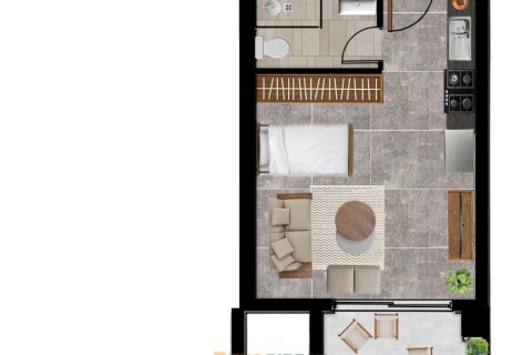 Продажа квартиры  в Фамагусте, Северный Кипр 1+1, 38м2, №225729 – фото 17