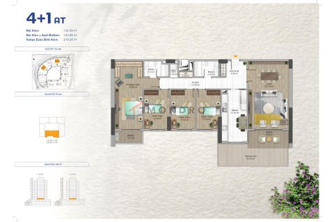4+1 Lägenhet i Bagcilar, Istanbul, istanbul, Turkiet Nr. 215567 - 18