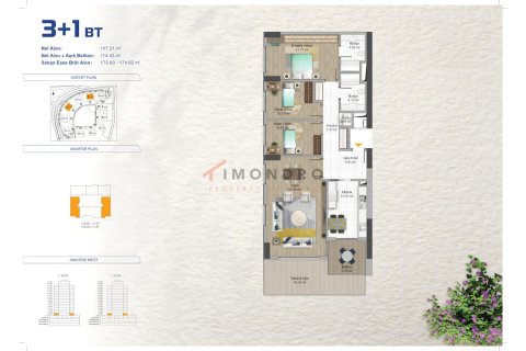 4+1 Lägenhet i Bagcilar, Istanbul, istanbul, Turkiet Nr. 215567 - 7