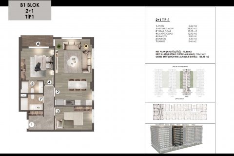 Wohnung in Zeytinburnu, Istanbul, Türkei Nr. 94484 - 11