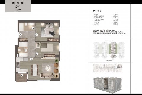Wohnung in Zeytinburnu, Istanbul, Türkei Nr. 94484 - 12