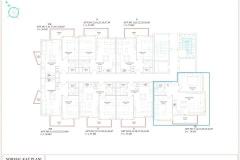 Apartment for sale in Alanya, Antalya, Turkey, 74m2, No. 94488 – photo 2