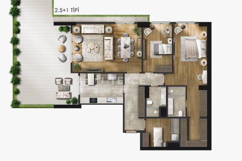4+1 Lägenhet i istanbul, Turkiet Nr. 227378 - 16