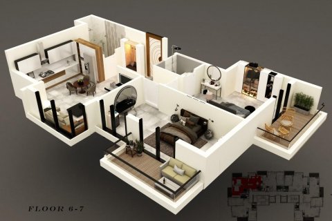 Продажа пентхауса  в Махмутларе, Анталье, Турция 2 комн., 50м2, №94218 – фото 9