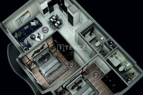 2+1 Leilighet i Alanya, Antalya, Tyrkia Nr. 63755 - 22