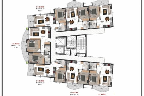 2+1 Leilighet i Alanya, Antalya, Tyrkia Nr. 63755 - 26