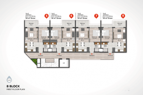 Penthouse for sale in Alanya, Antalya, Turkey, 140m2, No. 95168 – photo 22