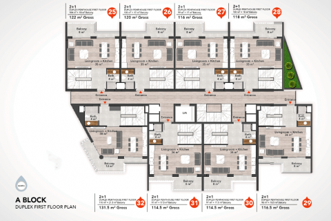 Penthouse for sale in Alanya, Antalya, Turkey, 140m2, No. 95168 – photo 11