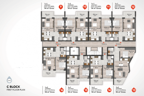Penthouse for sale in Alanya, Antalya, Turkey, 140m2, No. 95168 – photo 23