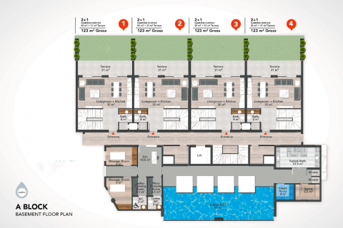 Penthouse for sale in Alanya, Antalya, Turkey, 140m2, No. 95168 – photo 9