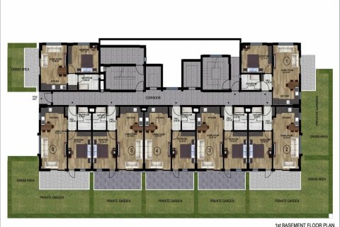 Leilighet i Demirtas, Alanya, Antalya, Tyrkia Nr. 95166 - 22