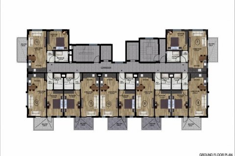 Leilighet i Demirtas, Alanya, Antalya, Tyrkia Nr. 95166 - 23