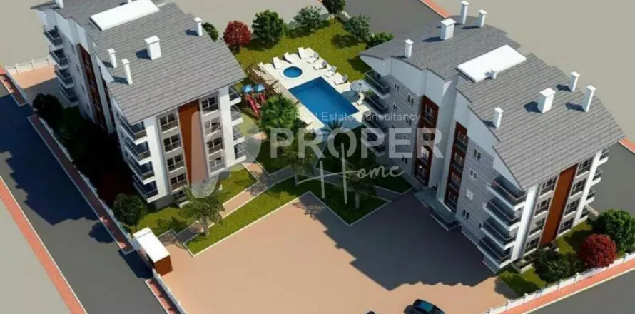 آپارتمان در Kepez، Antalya ، ترکیه 90 متر مربع. شماره 227957