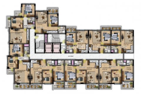 Apartment for sale in Mezitli, Mersin, Turkey, 2 bedrooms, 86m2, No. 100845 – photo 6