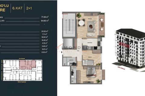 Daire  2+1  Beşiktaş, İstanbul, Türkiye №221259 - 19