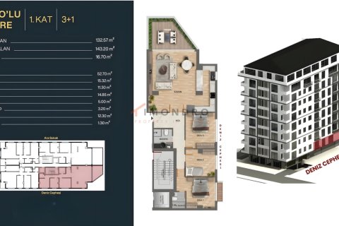 Daire 3+1 Beşiktaş, İstanbul, Türkiye №221260 - 29