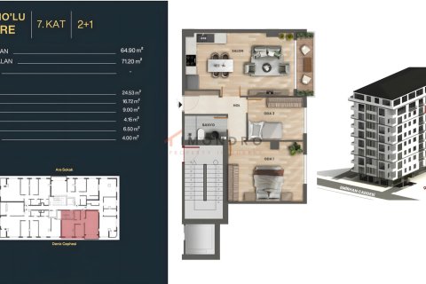 Daire 3+1 Beşiktaş, İstanbul, Türkiye №221260 - 20
