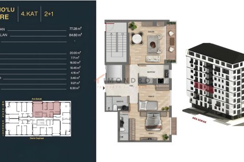 Daire 3+1 Beşiktaş, İstanbul, Türkiye №221260 - 23