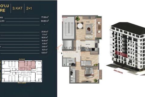 Daire 3+1 Beşiktaş, İstanbul, Türkiye №221260 - 24