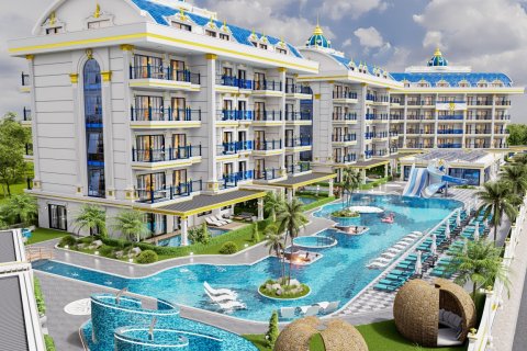 1+1 Lejlighed  i Alanya, Antalya, Tyrkiet Nr. 103920