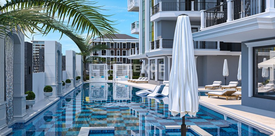 2+1 Leilighet i Alanya, Antalya, Tyrkia Nr. 44292