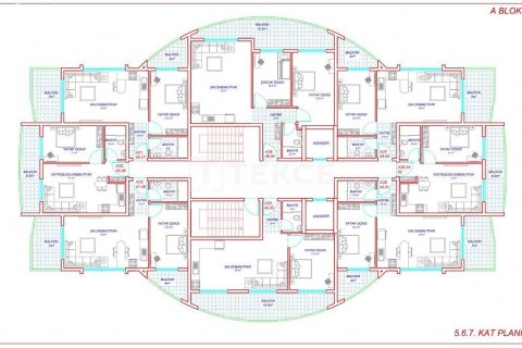 2+1 Leilighet i Alanya, Antalya, Tyrkia Nr. 44292 - 4