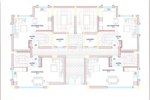 2+1 Leilighet i Alanya, Antalya, Tyrkia Nr. 44292 - 7