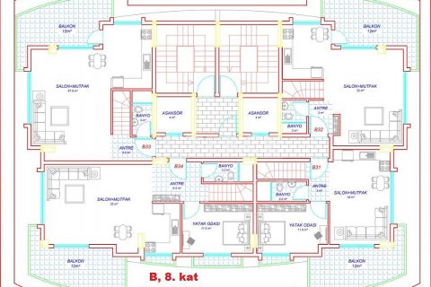 1+1 Wohnung in Alanya, Antalya, Türkei Nr. 44291 - 11