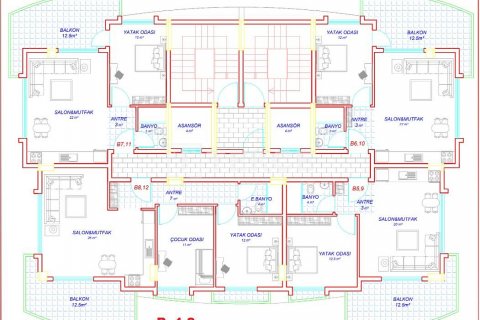 1+1 Wohnung in Alanya, Antalya, Türkei Nr. 44291 - 9
