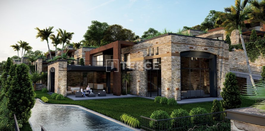 6+2 Villa i Bodrum, Mugla, Tyrkia Nr. 212312