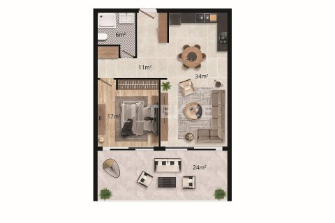 Apartment for sale  in Iskele, Northern Cyprus, 1 bedroom, 96m2, No. 213305 – photo 29