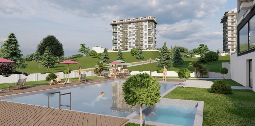 Квартира  3+1 в Демирташе, Аланья, Анталья, Турция №95846