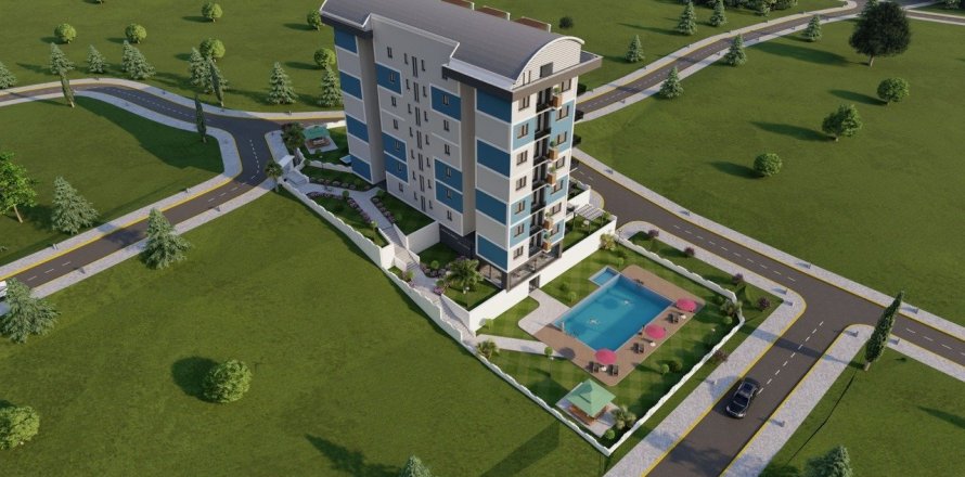 Квартира  3+1 в Демирташе, Аланья, Анталья, Турция №95847