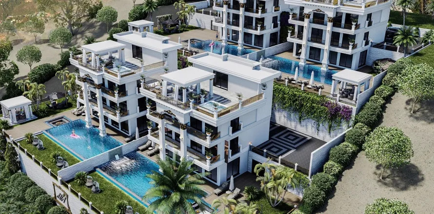 4+1 Apartment in Alanya, Antalya, Turkey No. 223944