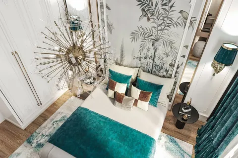 1+1 Lejlighed  i Alanya, Antalya, Tyrkiet Nr. 223948 - 2