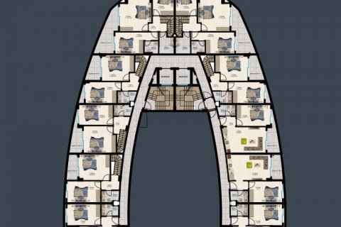 Продажа пентхауса  в Авсалларе, Анталье, Турция 2 комн., №94869 – фото 11
